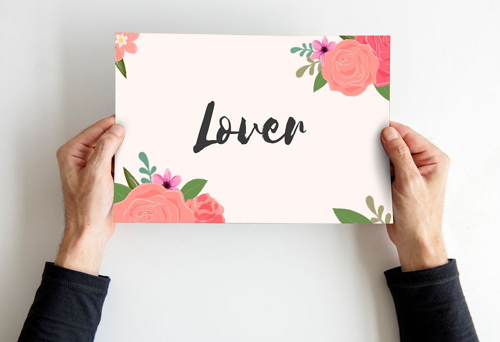 Lover Letter Message Words Graphic