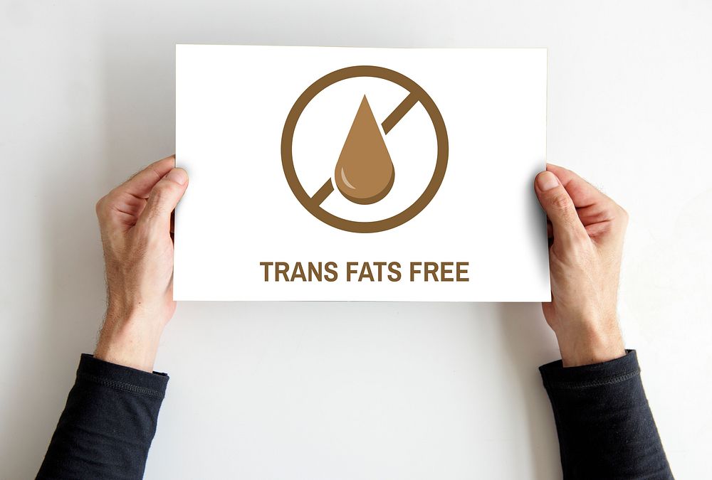 Trans Fats Free Healthy Lifestyle Concept