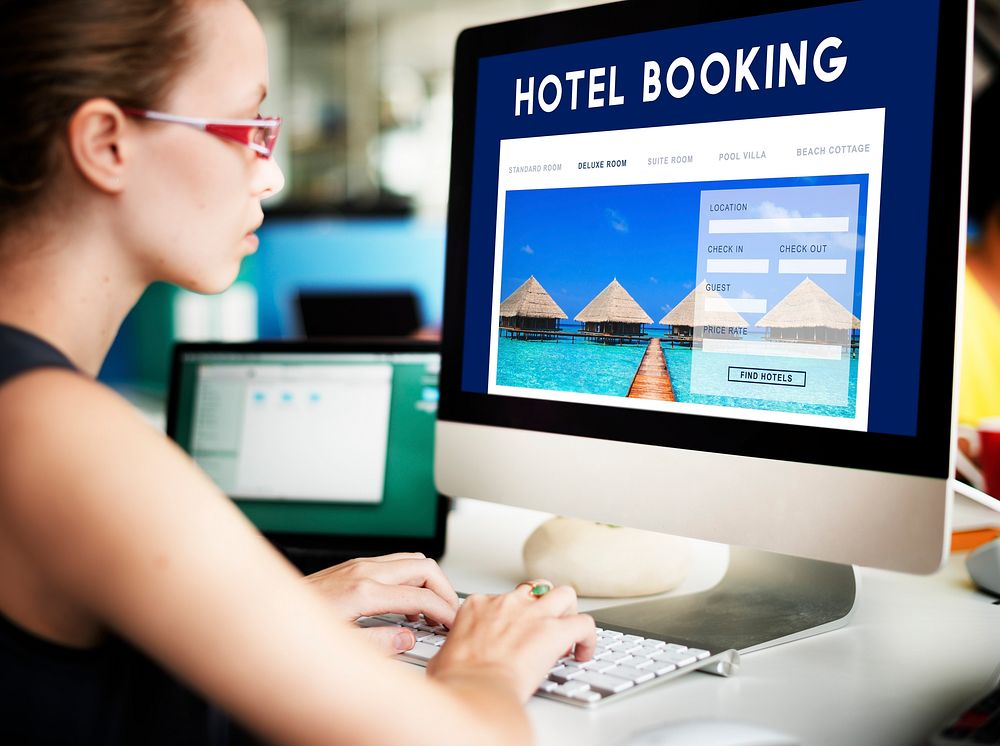 Holiday Reservation Website Interface Concept