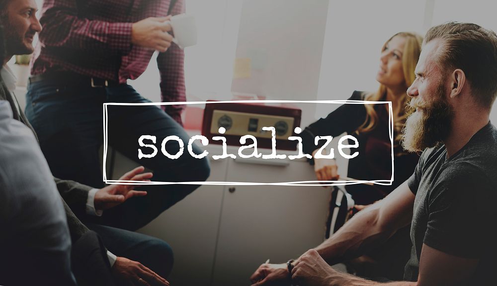 Socialize Socialisation Friends Group Social Concept