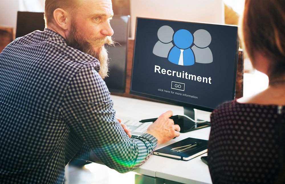Recruitment Hiring Employment Human Resources Concept