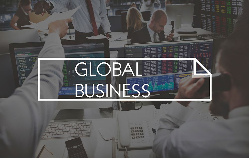 Global Business Corporate Communication Growth Concept
