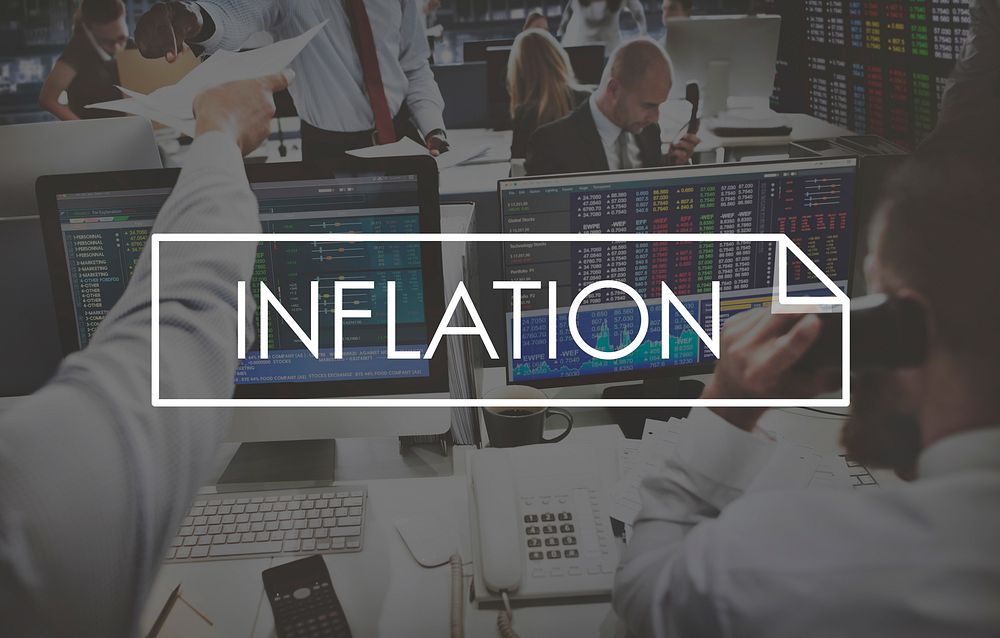 Inflation Recession Bankrupt Debt Finance Concept