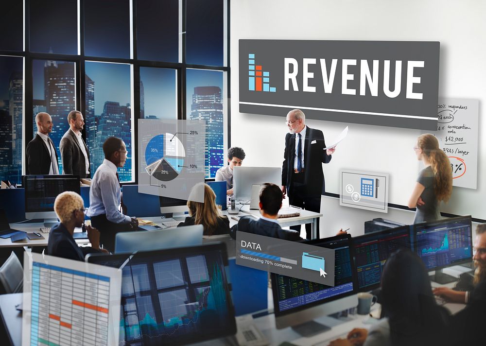 Revenue Money Investment Research Data Concept