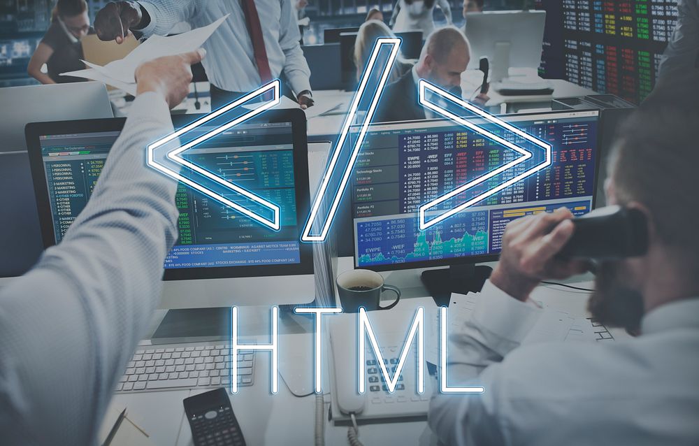 Computer Code HTML Symbol Graphic Concept