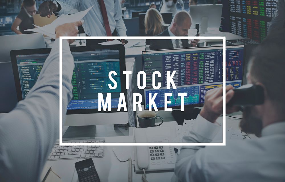 Stock Market Money Buy Sell Concept