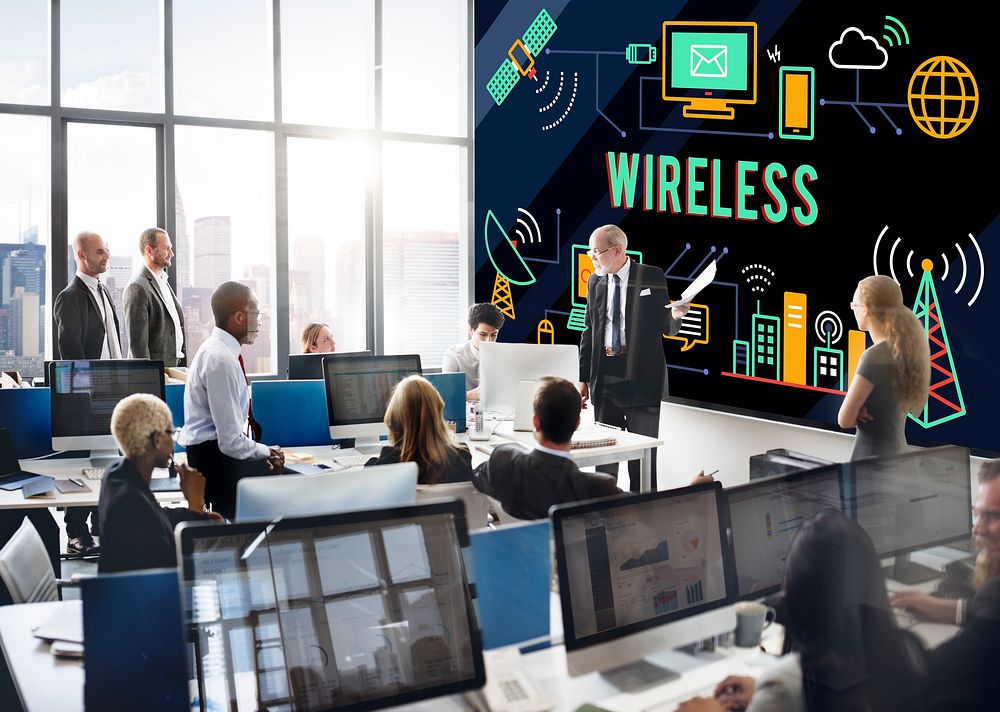 Wireless Technology Wifi Network Communication Concept