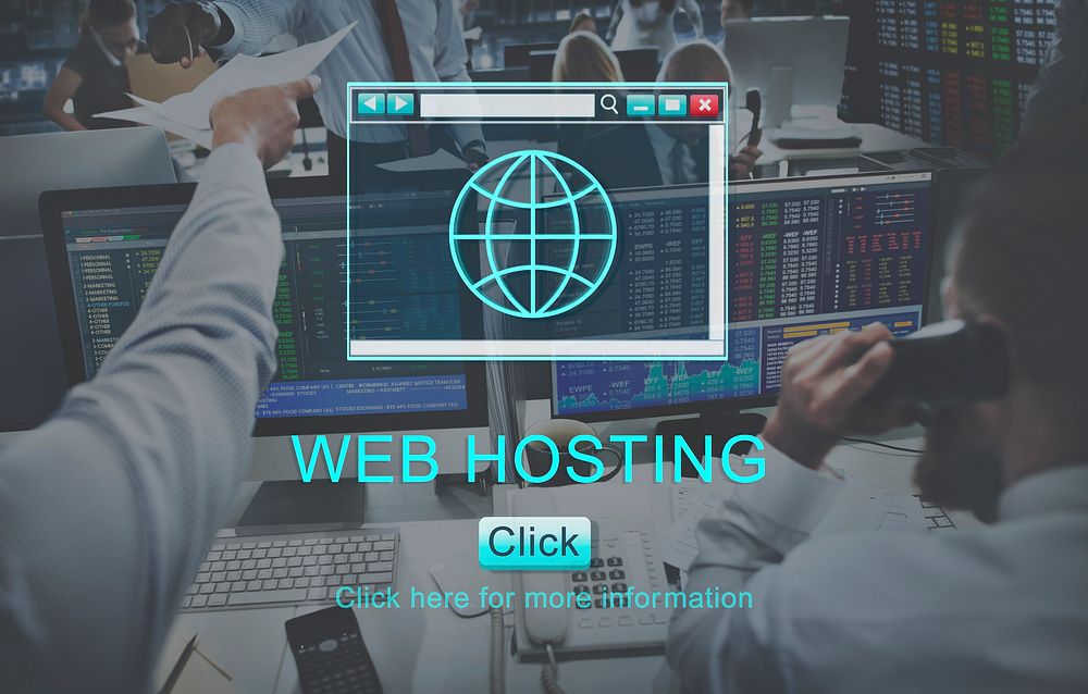 Web Hosting Browsing Digital Internet Concept