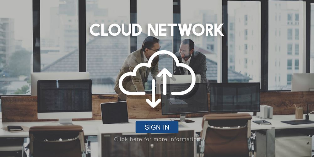 Cloud Network Storage Data Information Technology Concept