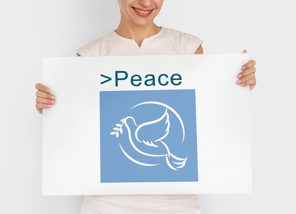Positive Connection Design Peace Illustration