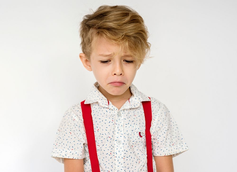 Kid Boy Face Expression Cry Unhappy
