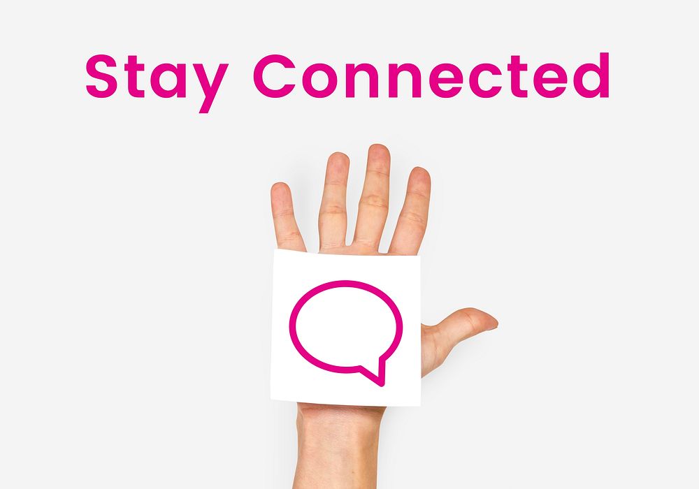 Stay Connected Social Connection Concept
