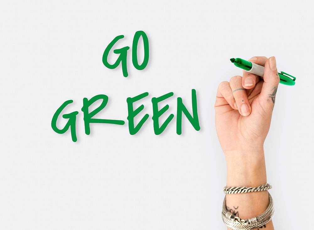 Go Green Responsibility Nature Environment Word