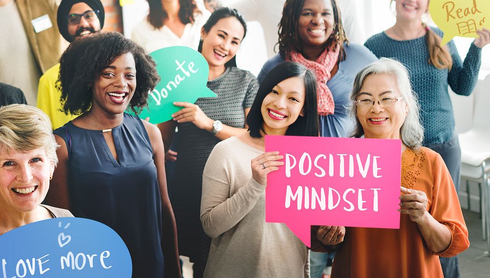 Positivity Mindset Thinking Wellness Concept