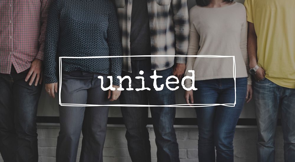 United Unity Team Teamwork Cooperation Union Concept