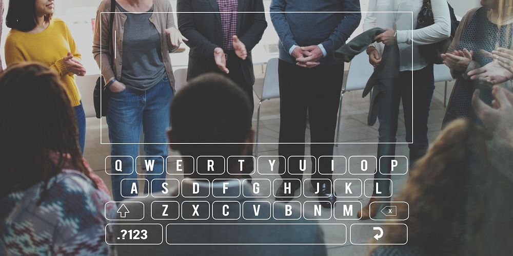 Keyboard Message Text SMS Concept