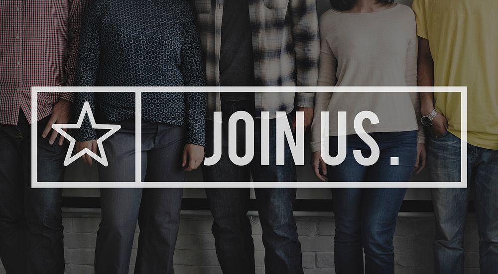 Join us Joining Membership Recruitment Hiring Concept