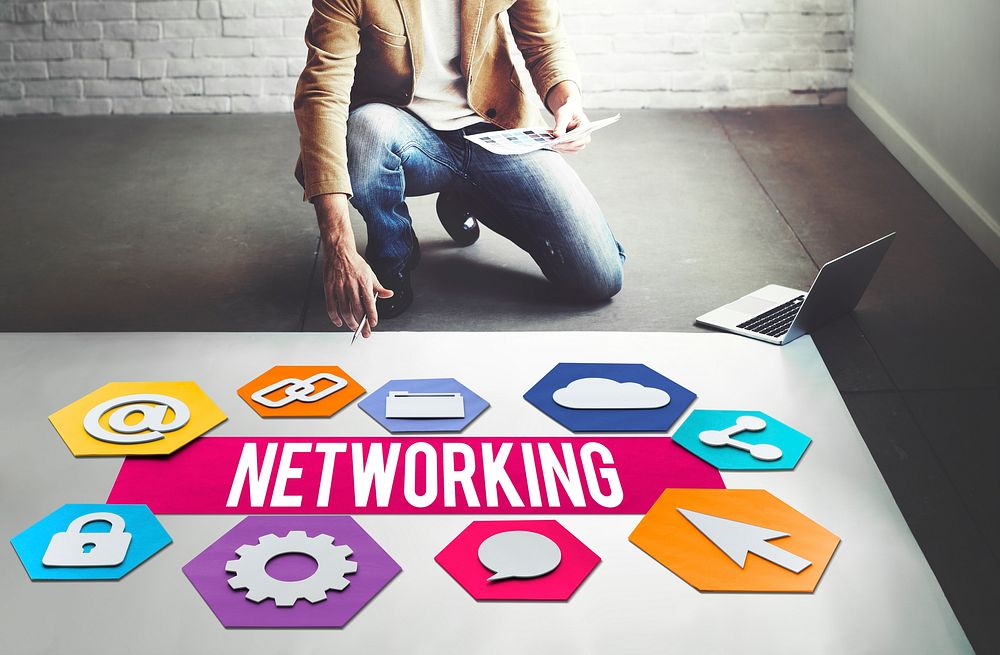 Networking Online Technology Graphic Concept
