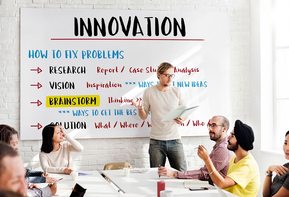 Innovation Creativity Brainstorm Plan Concept