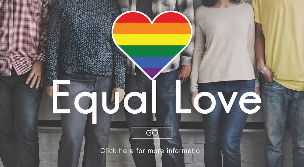 LGBT Equal Rights Rainbow Symbol Concept