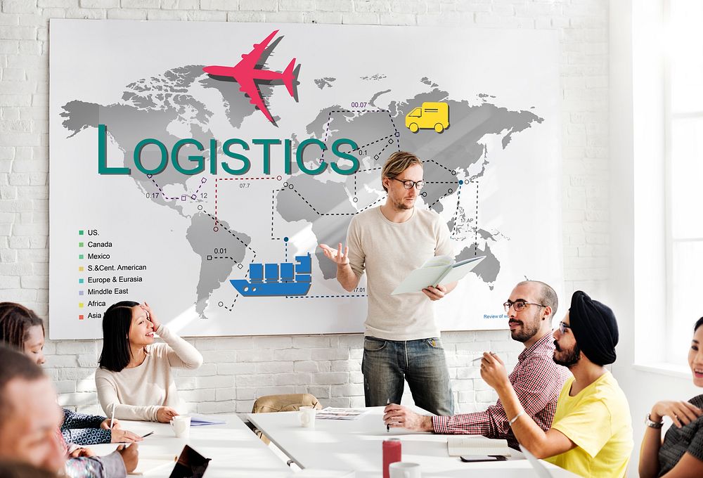 Logistics Freight Management Storage Supply Concept