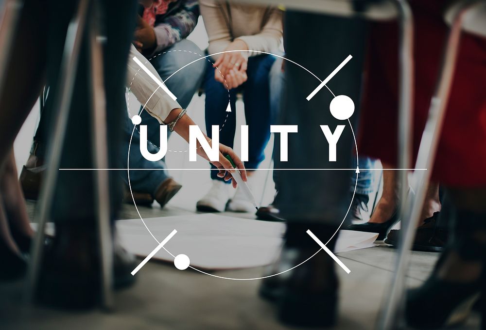Unity Connection Community Friendship Support Concept