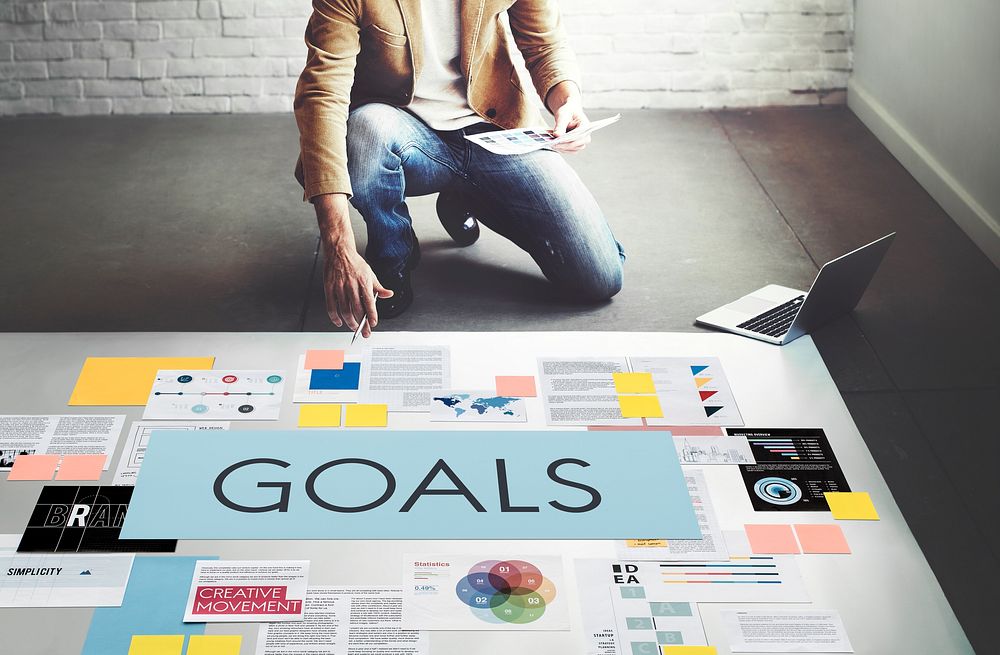 Goals Aspirations Inspiration Mission Target Concept