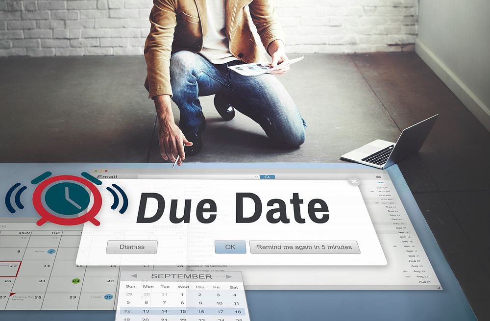 Due Date Agenda Appointment Cakendar Day Concept