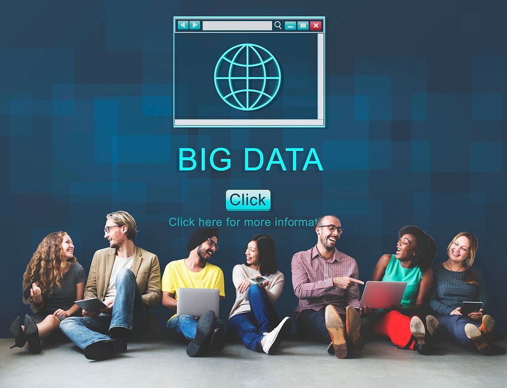 Internet HTML Homepage Browser Big Data Concept