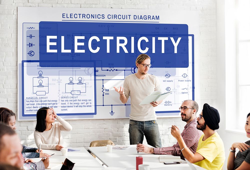 Electronic Circuit Electricity Voltage Concept