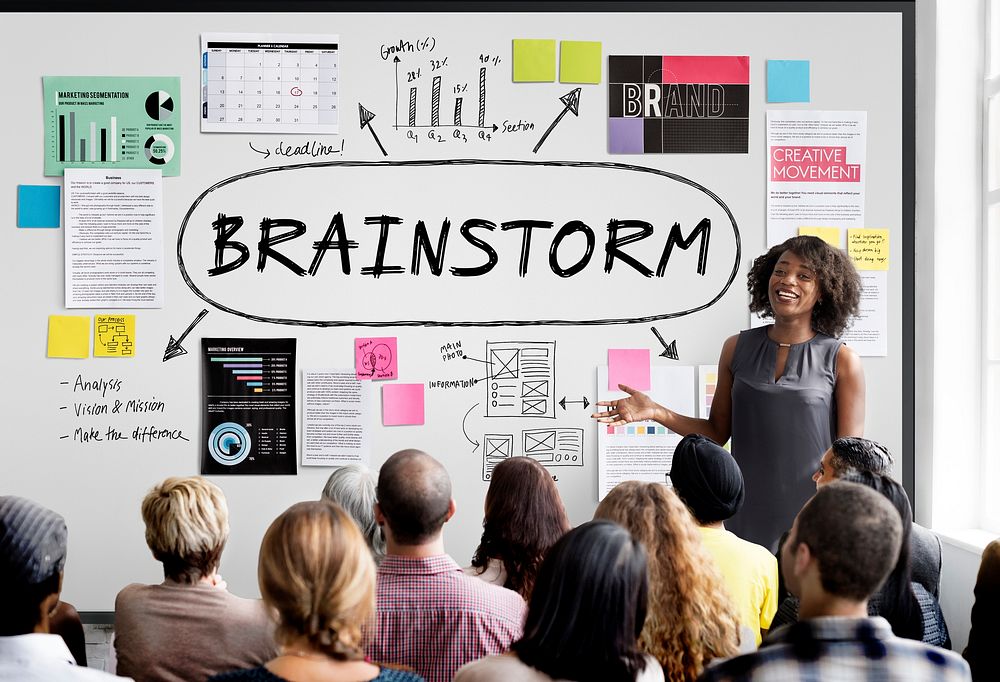 Brainstorm Inspiration Ideas Analysis Concept