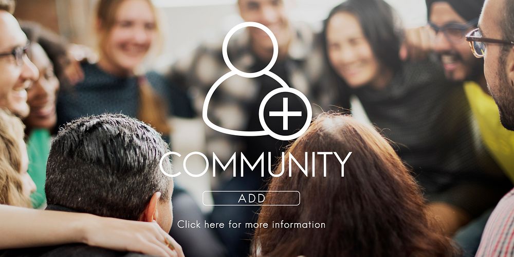 Add Friends Community Connection Socialize Concept