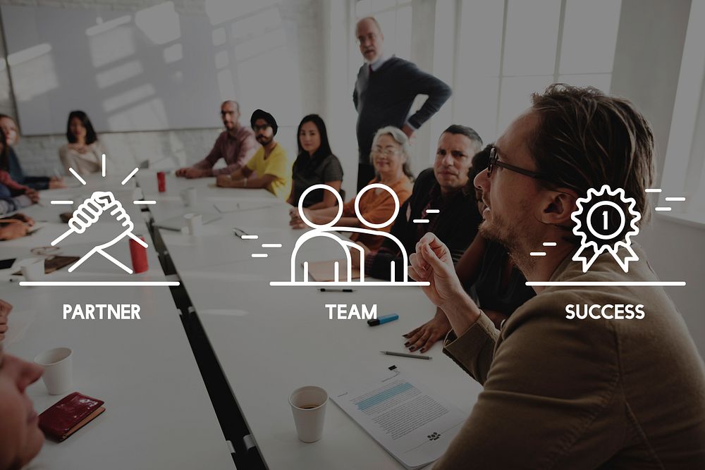 Team Partner Success People Graphic Concept