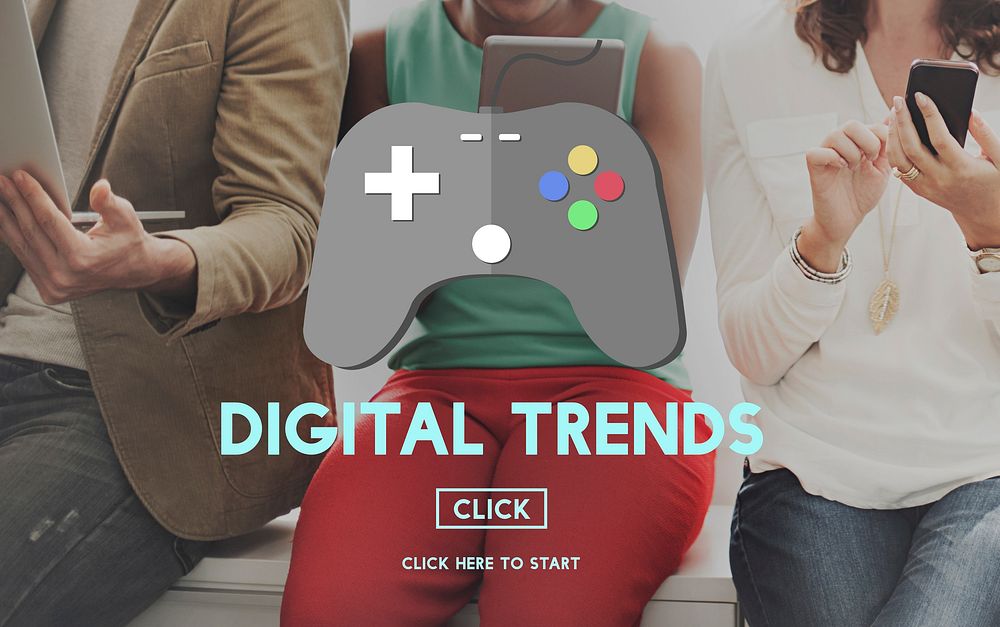 Gaming Fun Digital Trends Technology Online Concept