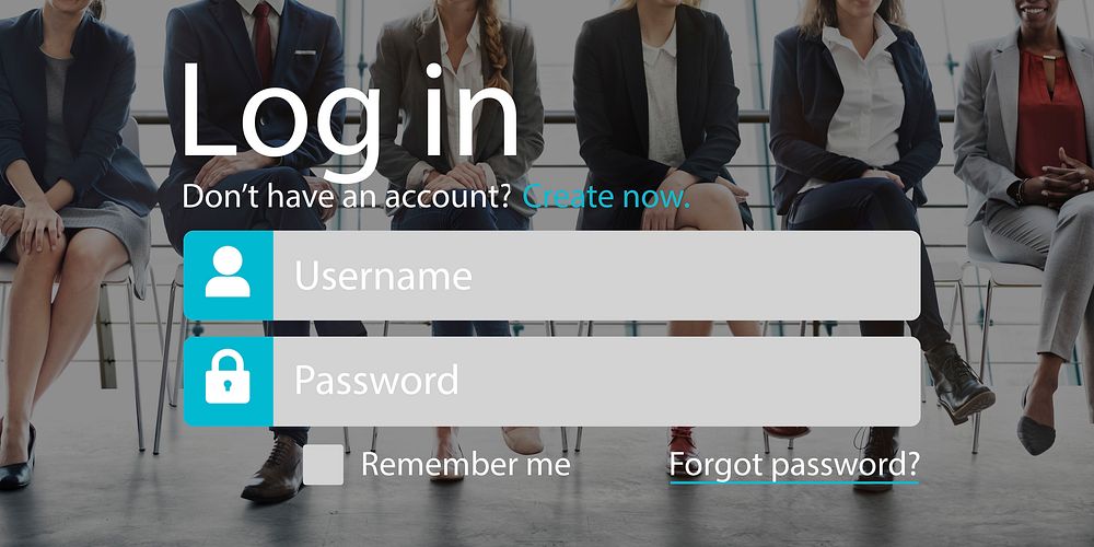 Log In Accessibility Password Security System Concept