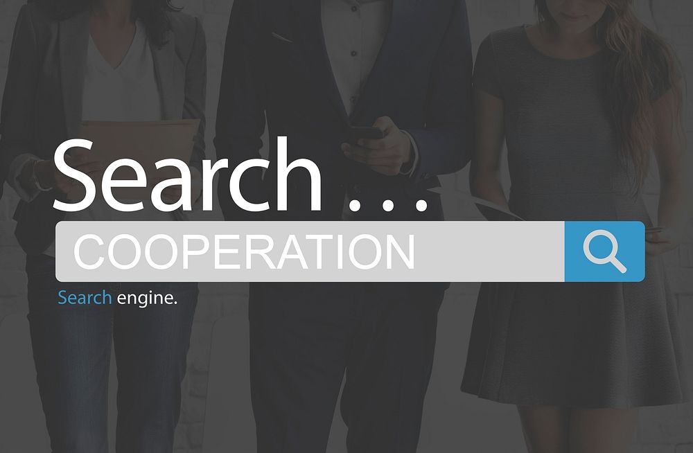 Cooperate Participate Partnership Teamwork Concept