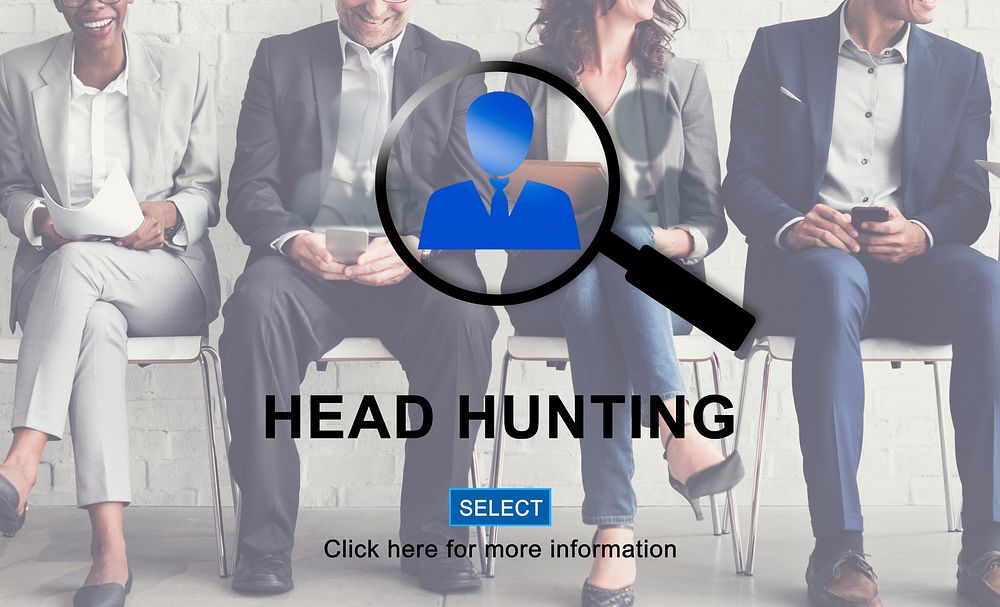 Head Hunting Company Hiring Humna Resources Concept