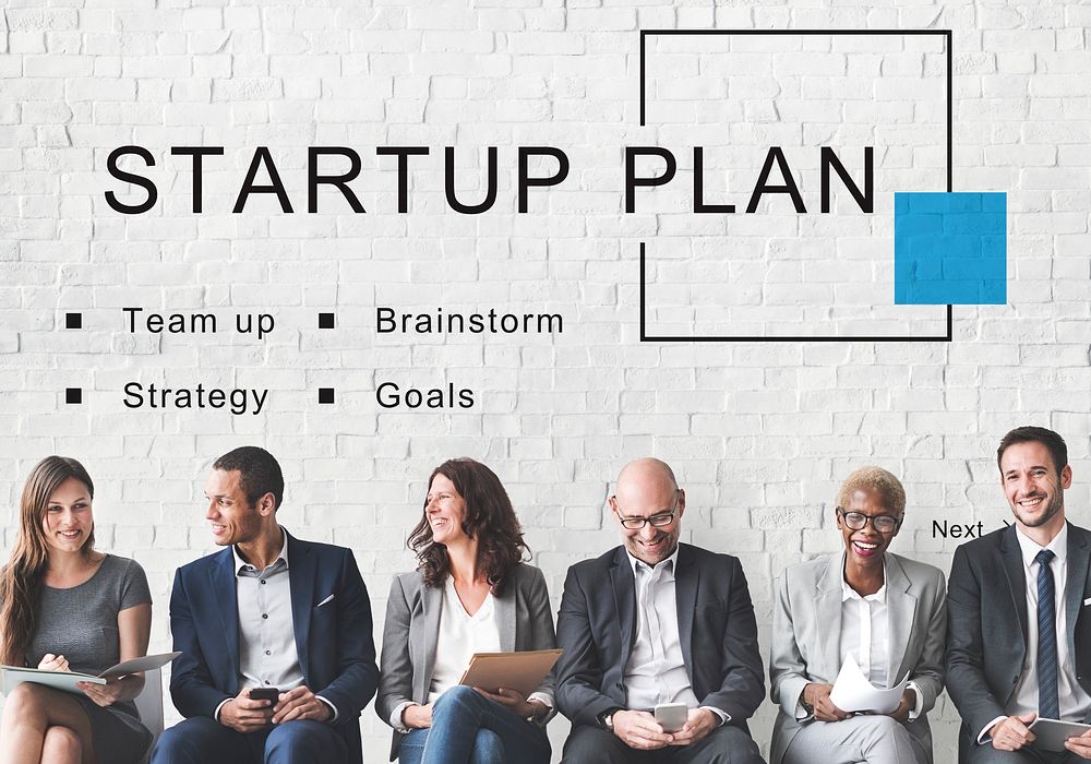 Startup Plan Business Strategy Goals Concept