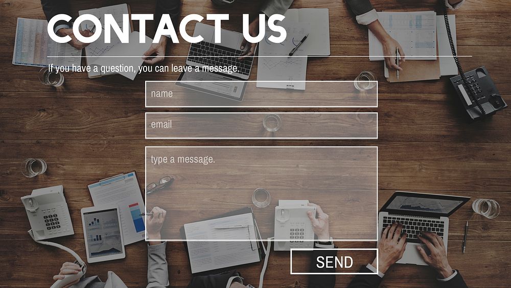 Contact Us Feedback Customer Support Help Concept