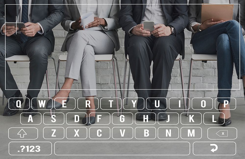 Search Keyboard Typing Graphic Concept