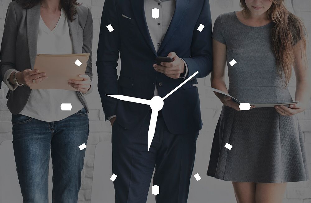 Time Clock Measure Essence Business Ticking Concept