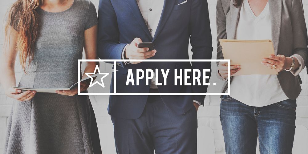 Apply Here Job Application Occupation Hiring Concepta