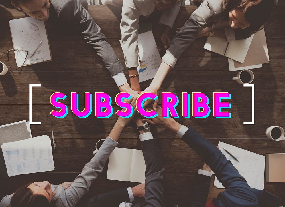 Subscribe Communication Marketing Membership Concept