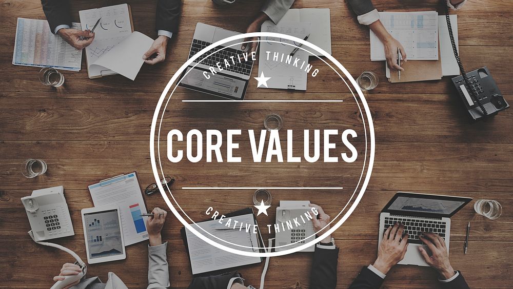 Core Values Principles Morals Concept