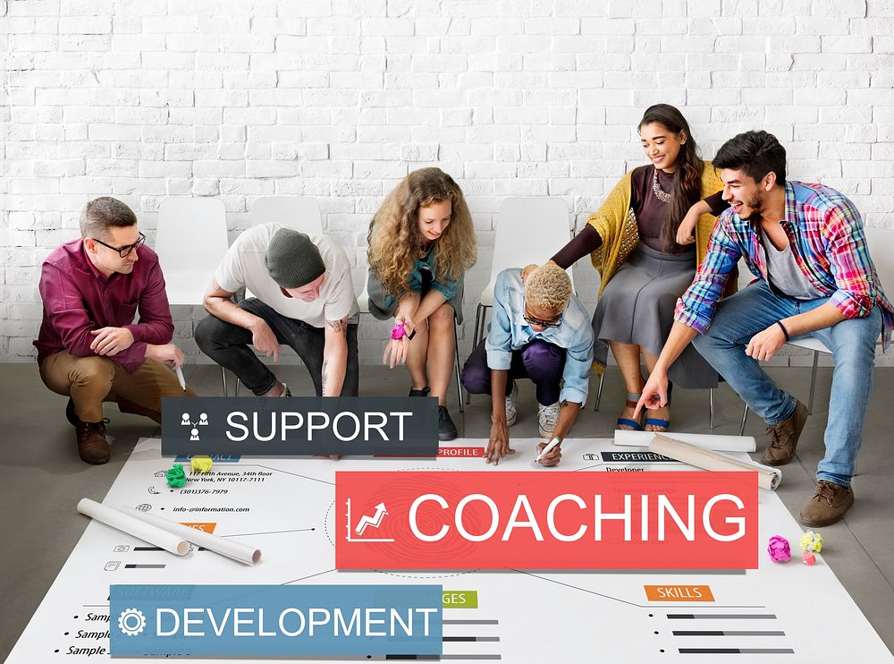 Coaching Support Development Guide Leader Concept