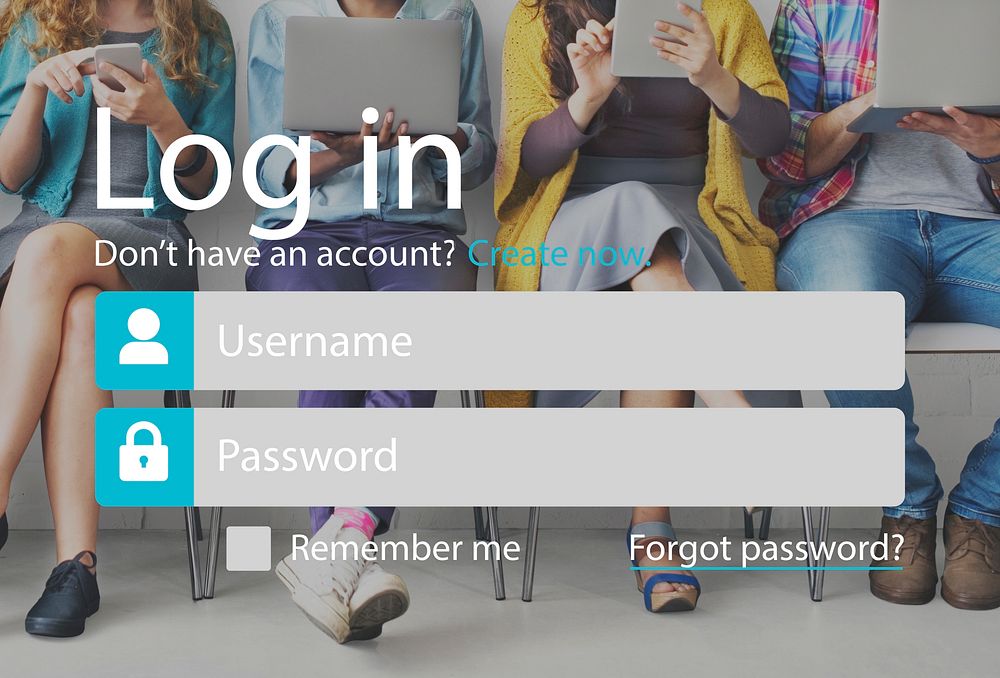 Login Registration Username Password Concept