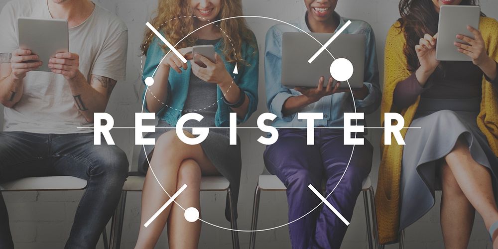 Register Registration Apply Membership Concept