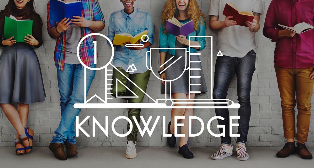 Knowledge Education Wisdom Literacy Graphic Concept