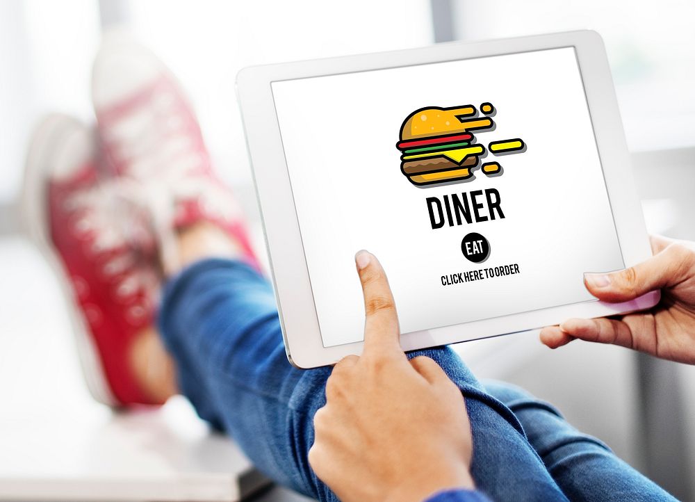 Diner Eating Restaurant Cafe Concept