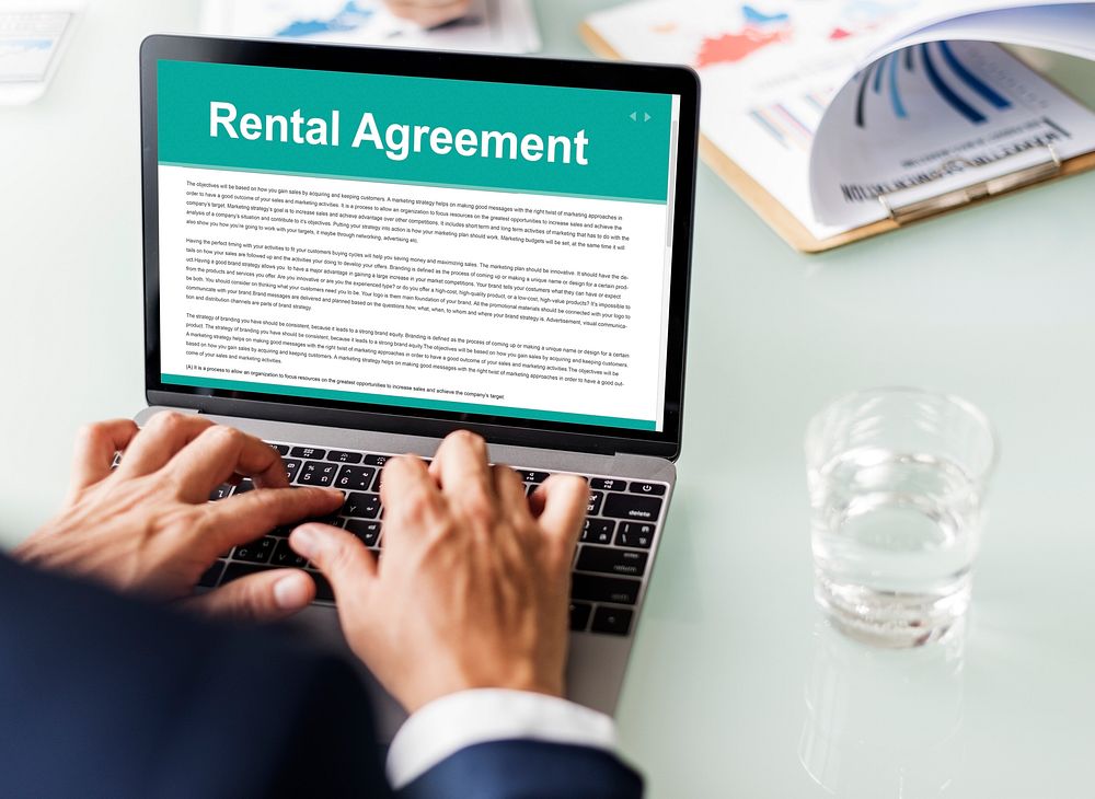 Rental Agreement Assets Concept